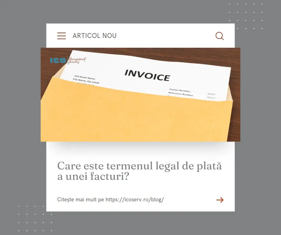 Care este termenul legal de plată a unei facturi?